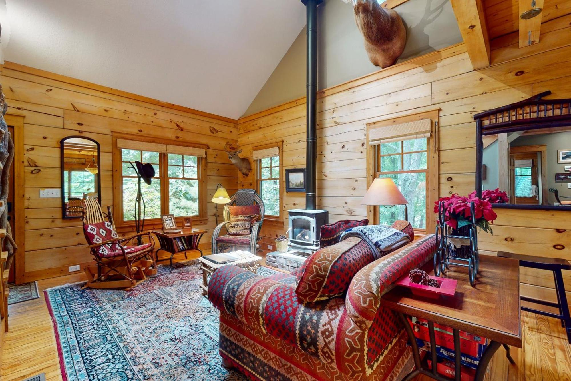 Elkhorn Cabin & Eagles Wing Lodge Asheville Exteriör bild