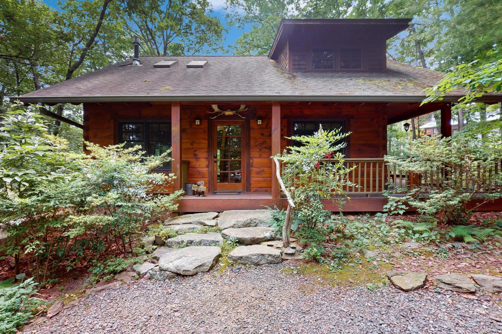 Elkhorn Cabin & Eagles Wing Lodge Asheville Exteriör bild