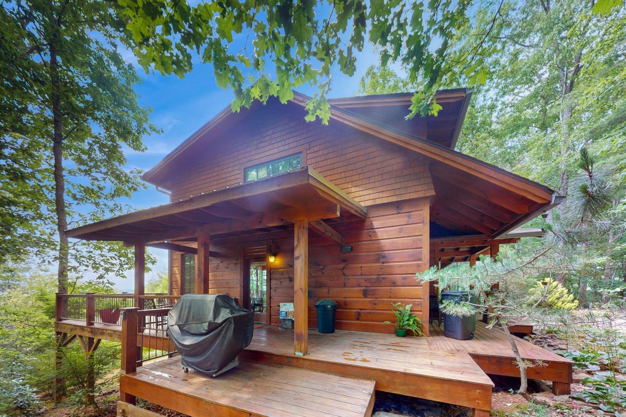 Elkhorn Cabin & Eagles Wing Lodge Asheville Exteriör bild