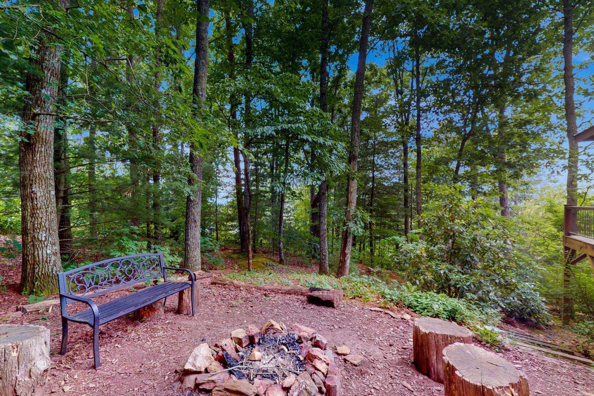 Elkhorn Cabin & Eagles Wing Lodge Asheville Exteriör bild